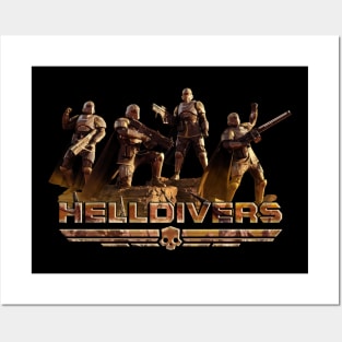 i am a helldivers squad new design Posters and Art
